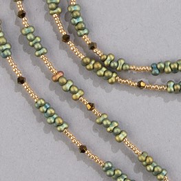 Bittersweet Berry Bead Necklace Forsythia